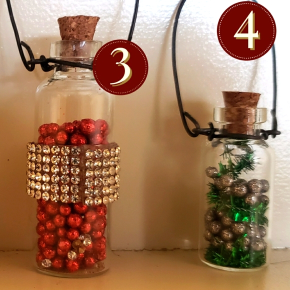 Miniature Bottle Christmas Tree Ornaments - Picture 9 of 9